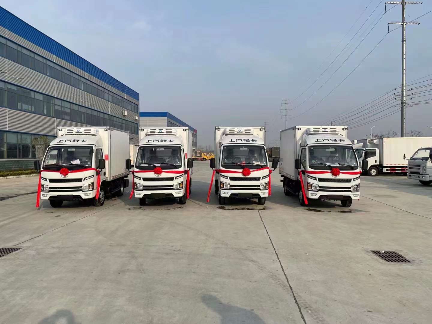 四臺躍進S80無害化處理車發(fā)往河北