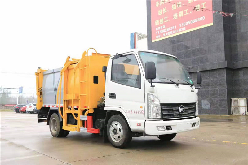 藍牌程力側(cè)掛桶壓縮垃圾車價格低
