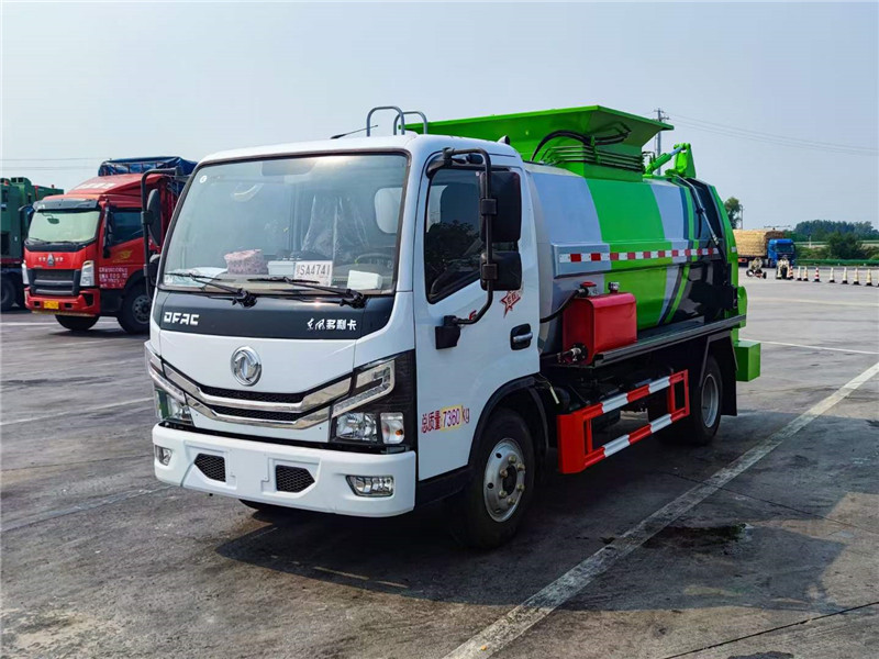 東風6方餐廚垃圾車廠家標配