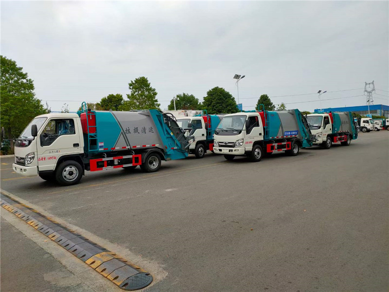 藍牌福田時代壓縮垃圾車五連發(fā)